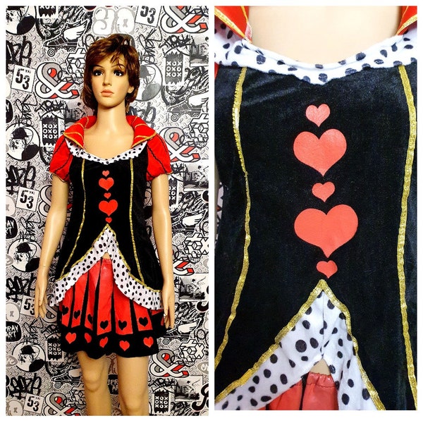 Queen of Hearts Costume Adult - Etsy