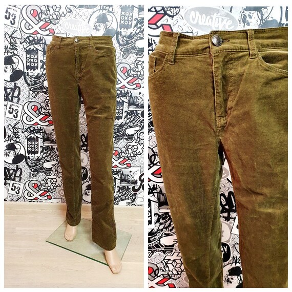 Khaki Corduroy Pants (S)