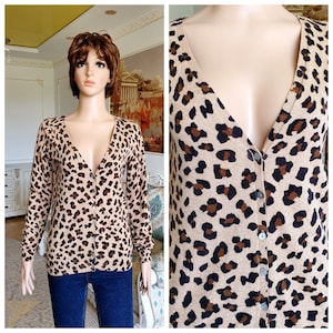 Animal print cardigan australia hot sale