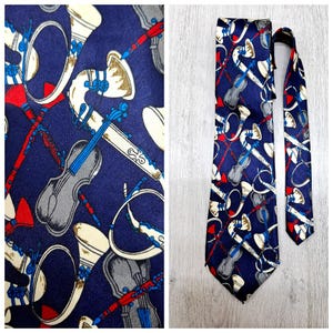 saxophone print Necktie musician gift music gift orchestra tie Novelty Necktie music tie music Necktie Mens tie musician tie groom tie