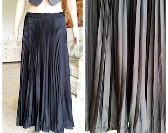Black Pleated Skirt - Etsy