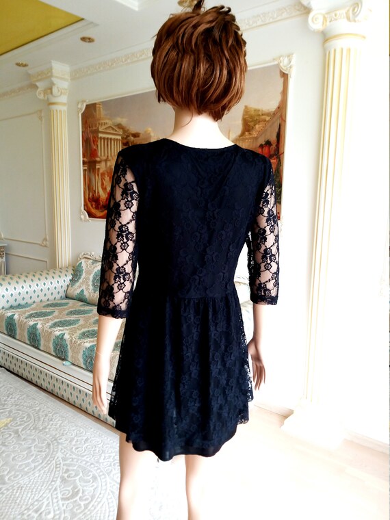 Witch Dress Witch Costume Black Lace Dress Circle Dress Prom Dress Skater  Dress Girl Dress Black Dress Mini Dress L Black Womens Dress - Etsy Israel