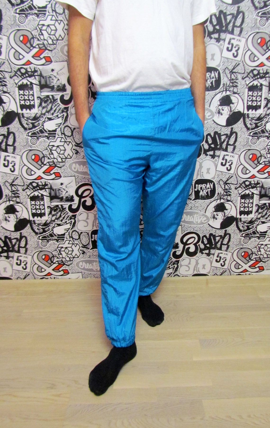 Mens sport pants Mens track pants shell pants athletic pants Etsy