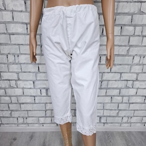20s Victorian bloomers XL Antique bloomers womens bloomers  Edwardian bloomers White Cotton Bloomers pantaloons Renaissance pettipants