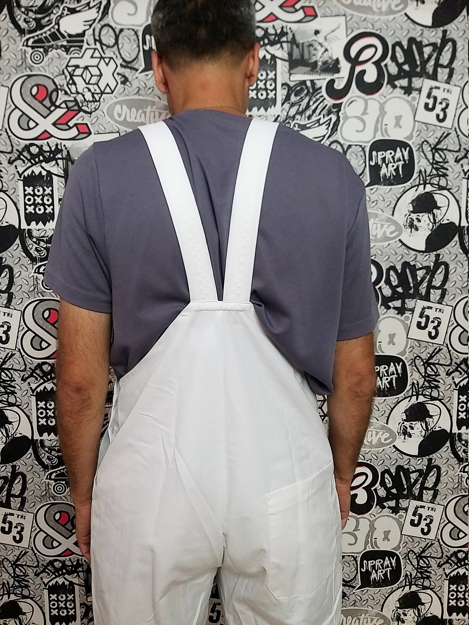 Mens Coveralls mens Overalls utility white workwear white Etsy