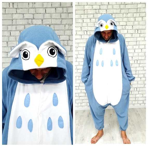 ADULT Cosplay Owl Costume XL/2XL Halloween Costume Pajamas Sleepwear  Jumpsuit Romper Animal Onesie Owl Kigurumi -  Australia