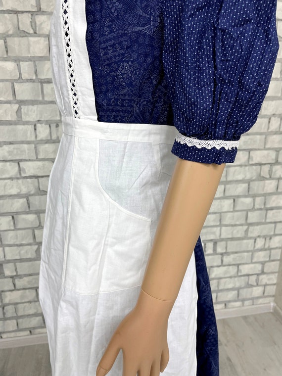 french farmhouse White Pinafore White apron lace … - image 4