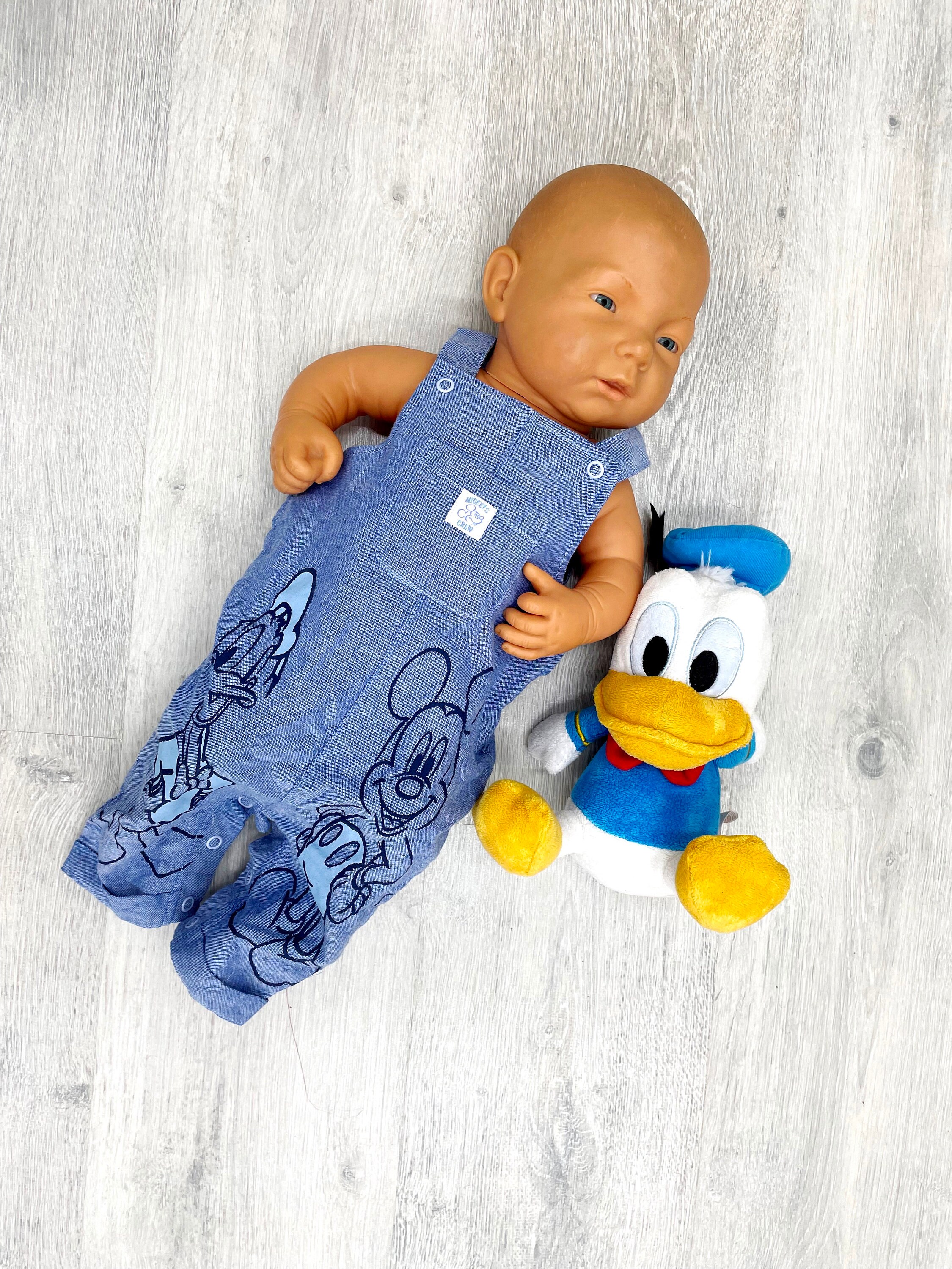 0-3 months Mickey Mouse donald duck print overall Kids newborn overall Baby Toddler Outfit Disney print Overall pants child jumpsuit romber