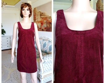 apron Dress women Dress burgundy corduroy skirt corduroy Dress jumper dress mini burgundy Dress Overall Dress Overall skirt oversized dress