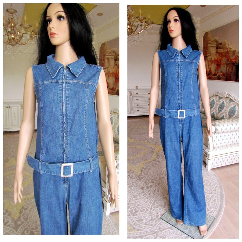 denim coverall women's