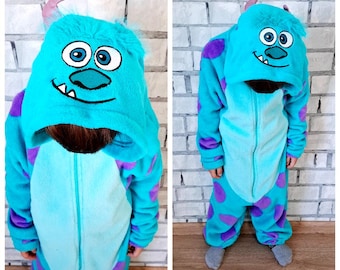 Sully Onesie Adult Sulley Costume Onesie Monsters Plush