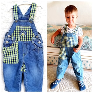 9-12 Monate Jeans Kinder Overall Jeans Overall Baby Kleinkind Outfit Overall Overall Kinder Overall Vintage Jeans Overall Jeans Overall Jeans