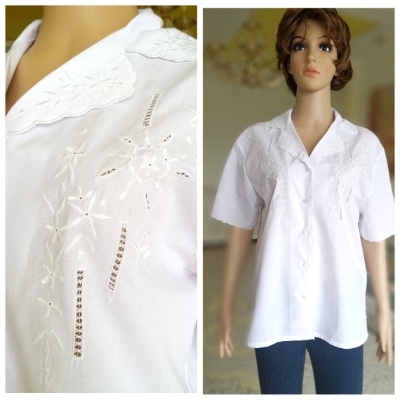 70s white blouse Victorian Clothing Victorian Blou