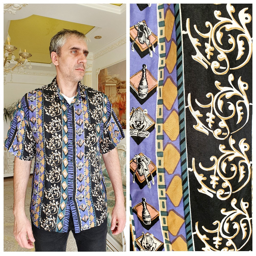 LIDNM / Llife ONLINE STORE / SILK RAYON WESTERN SHIRT