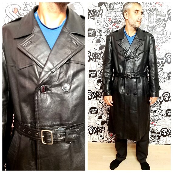 Black Leather Jacket mens Leather Clothing mens Le