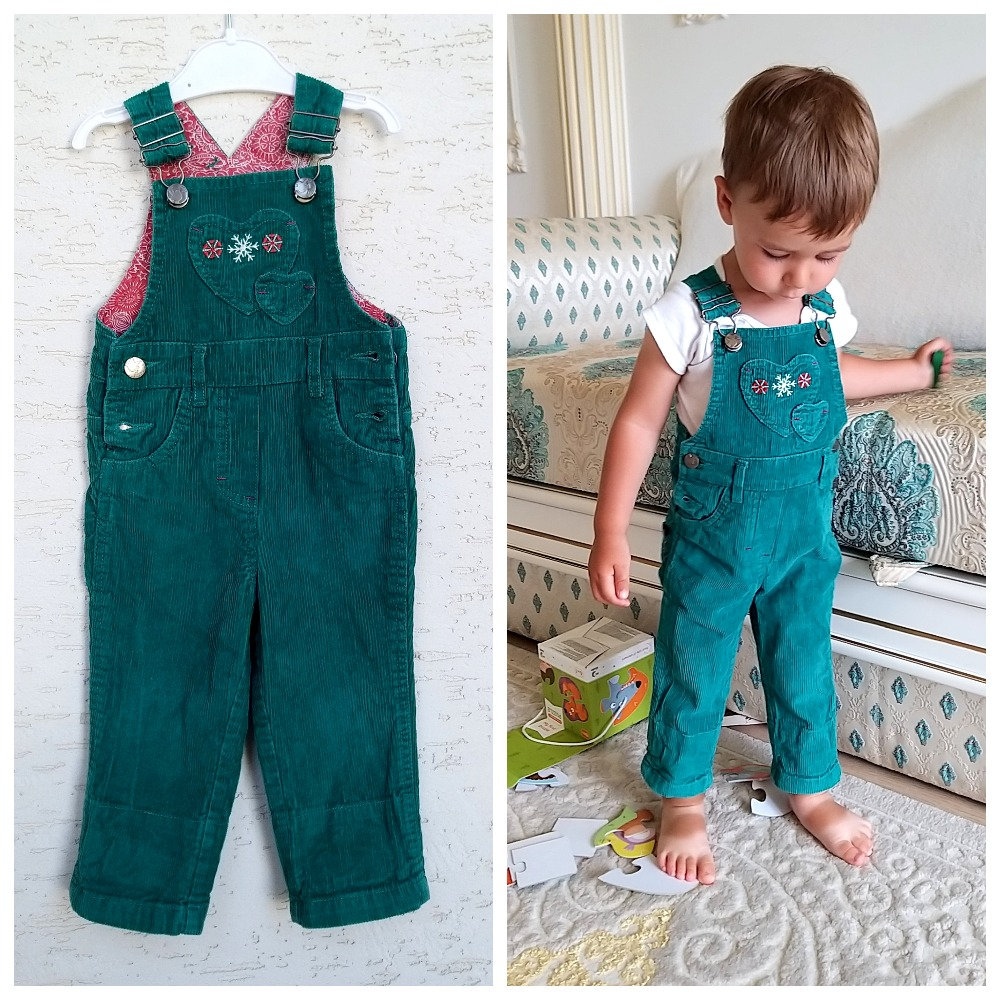 912 months green Kids Overall corduroy Overall Baby Overall Etsy