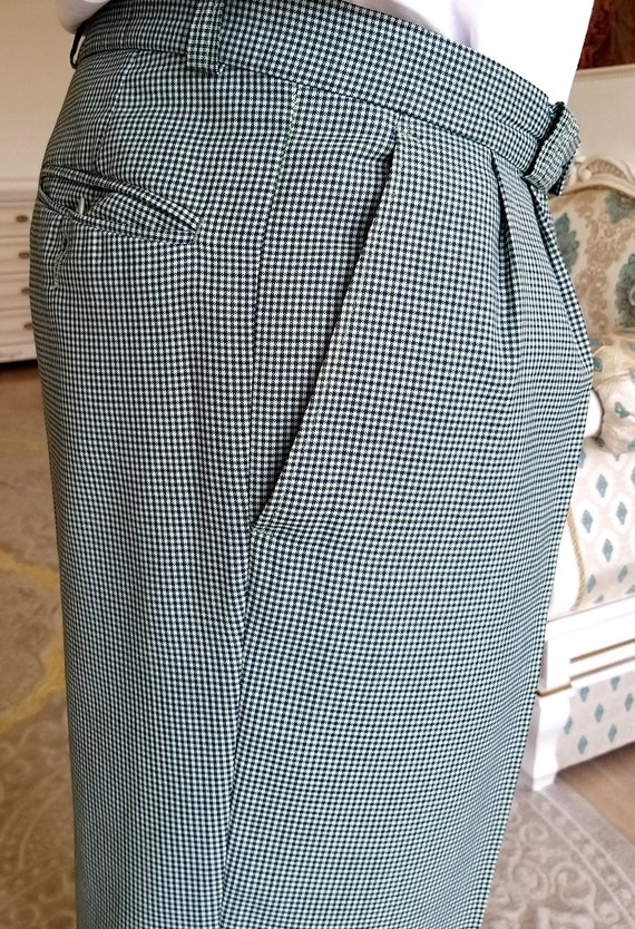 Golf Pants Retro Pants Mens Pants Checkered Pants… - image 5