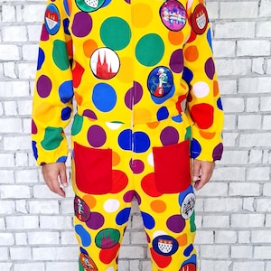 ADULT Mens womens clown Costume XL circus costume halloween Clothing halloween costume Ringmaster Costume cosplay greatest showman magician