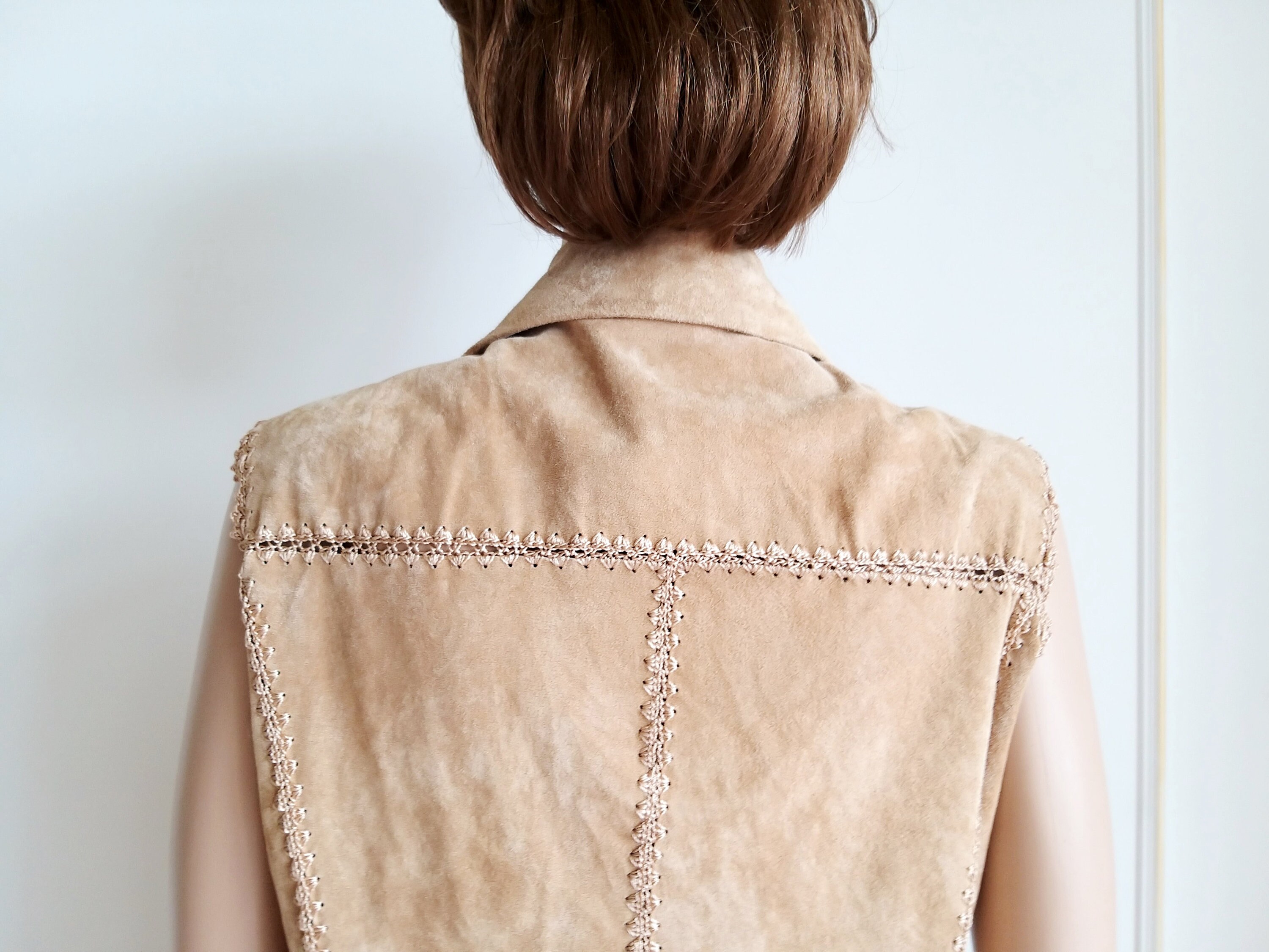 Cowgirl Vest Womens Leather Vest Camel Leather Clothing Etsy