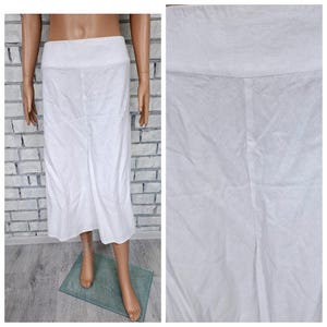 white Linen skirt 2XL womens white long skirt white skirt long skirt retro skirt holiday skirt Hippie skirt summer skirt classic skirt