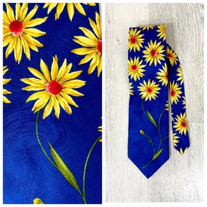 blue wedding tie bridal tie groomsmen tie Mens tie floral tie floral Necktie flower print neckties Necktie flower tie vintage groom tie