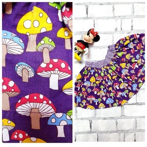 3T Kinderrock Pilz Print Rock Kinderrock Regenbogenrock Mädchenrock Babyrock Kinderkleidung Novelty Rock Cartoon Rock
