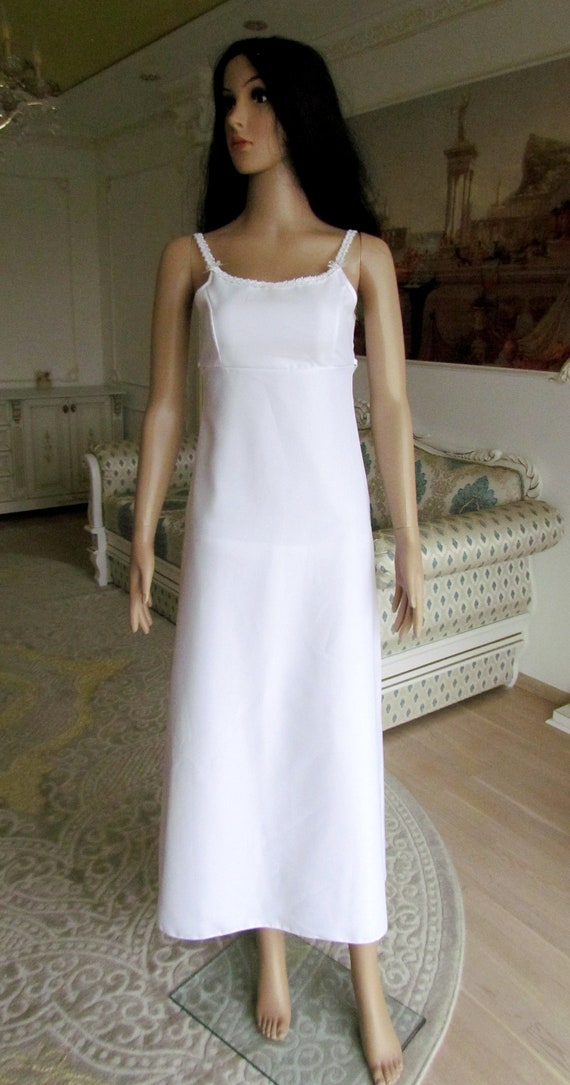 minimalist wedding dress XXS white sundress white… - image 6