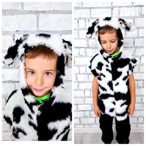 5T kids Cosplay kids cow costume kids halloween costume animal costume toddler costume  kids cape cow cape