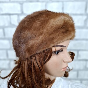 Beige Mink Hat - Etsy display picture 1