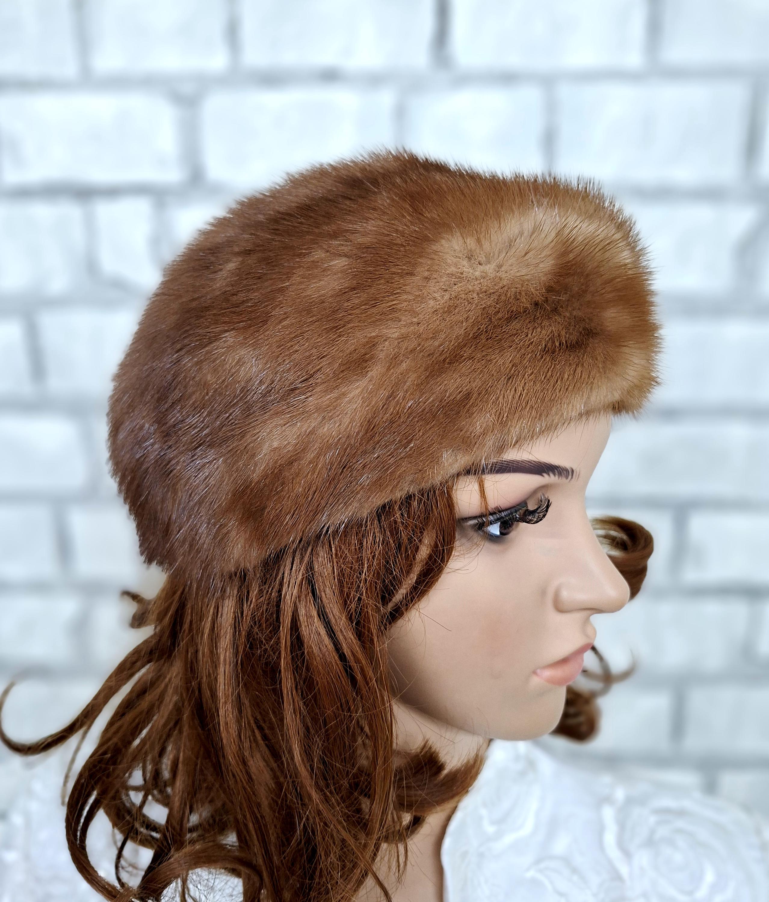 Retro Mink Fur Hat - Etsy