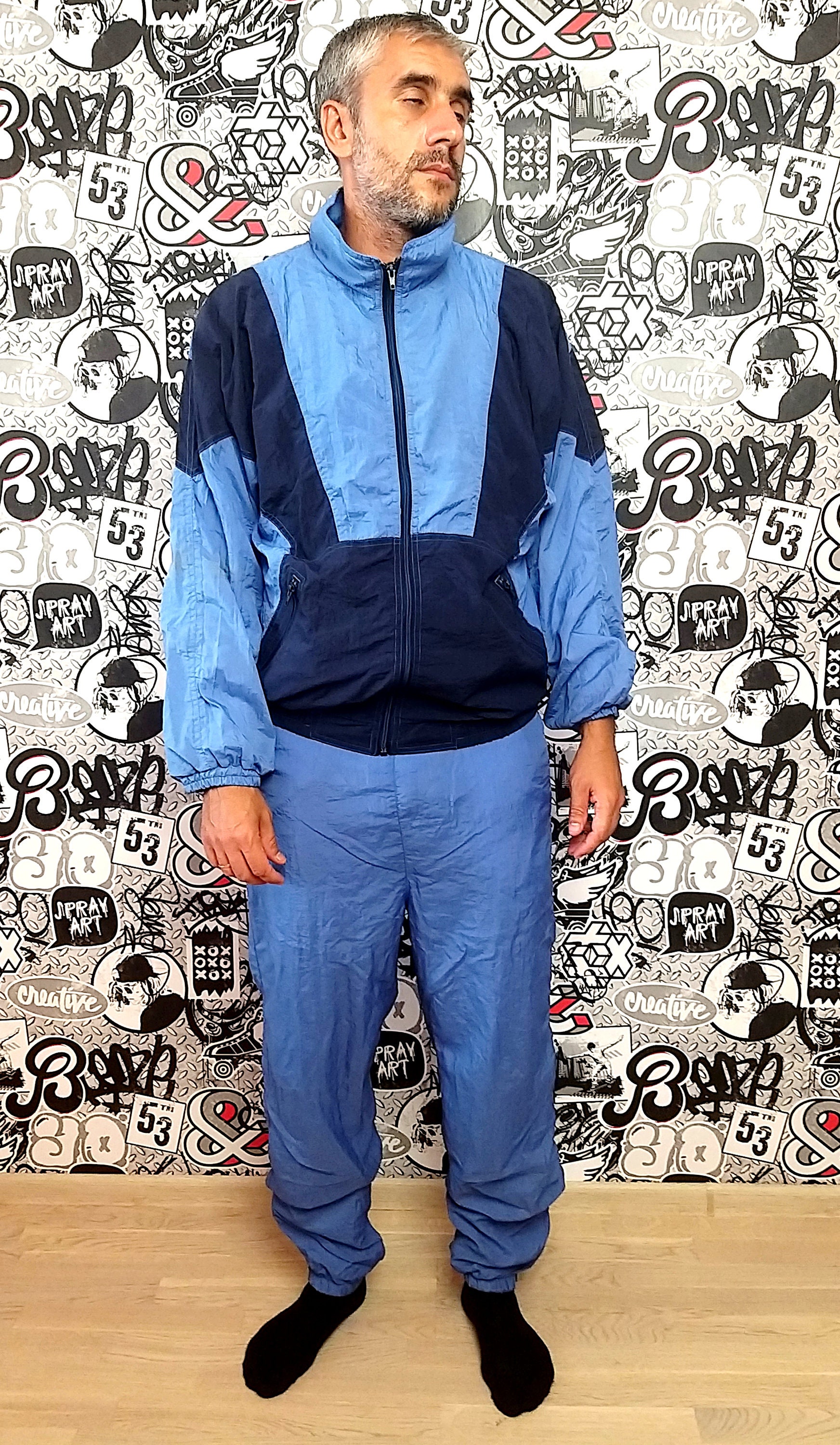 Purple Track Suit XL Mens Track Suit Mens Outfit Colorful Etsy