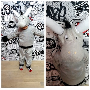 party clothing Cosplay donkey costume halloween costume donkey  Kigurumi  pajamas Sleepwear Jumpsuit Romper animal onesie