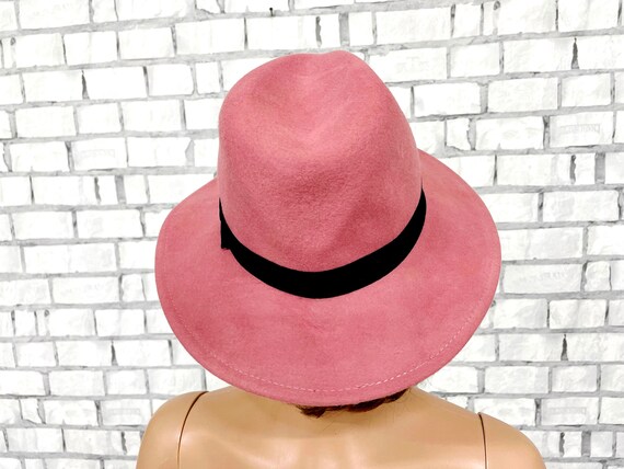 mothers day gift Fedora Hat women Felt Hat wool h… - image 3