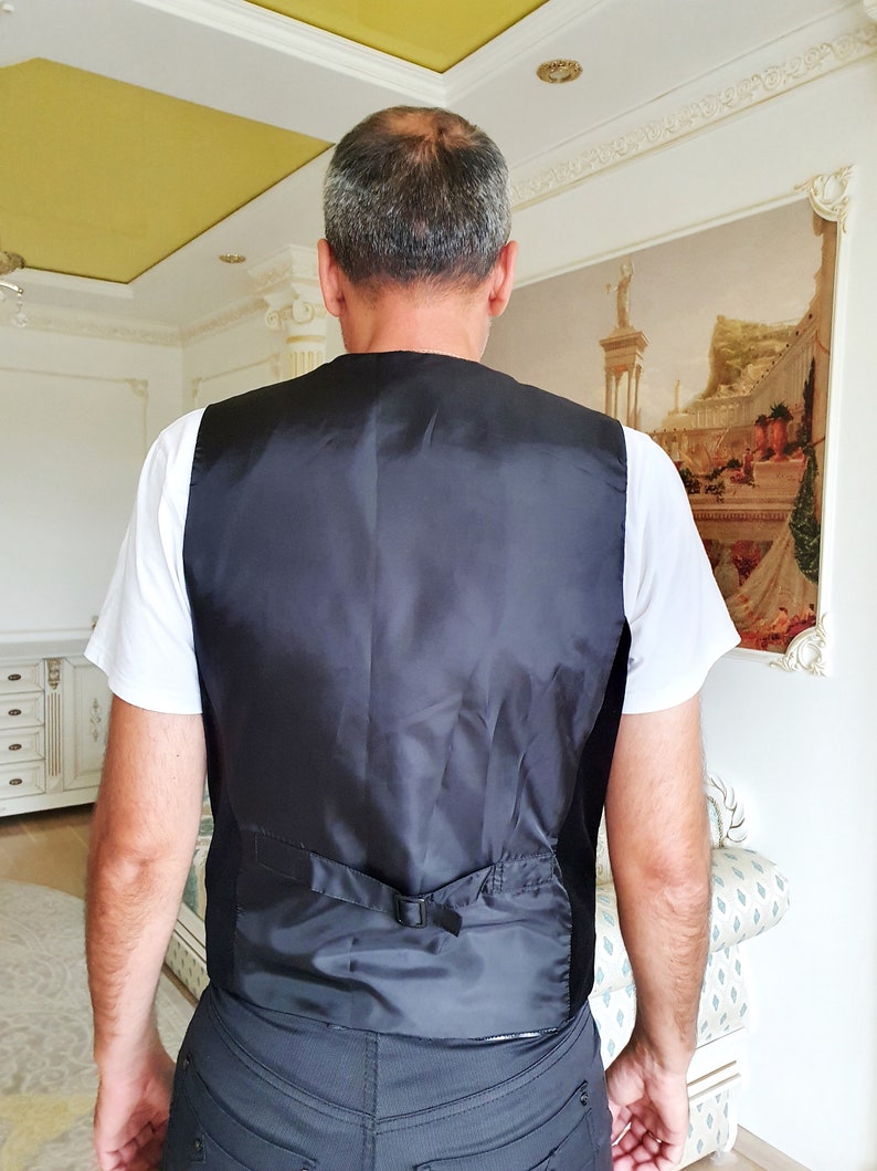 H&M Mens Suit Vest Groomsman Gift Mens Velvet Vest Vintage Etsy