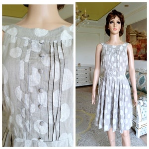 womens dress L babydoll dress summer dress Circle dress boho dress Bohemian Dress beach dress skater dress polka dot dress sun dress