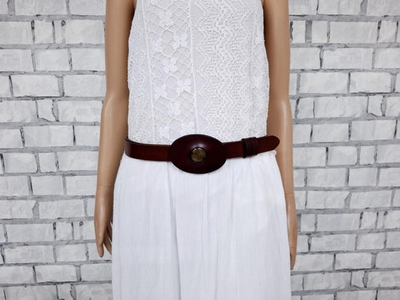 Sister gift Brown leather belt XL Coat belt Dress leather belt leather  accessories cowgirl belt Waist belt boho belt jeans belt XL