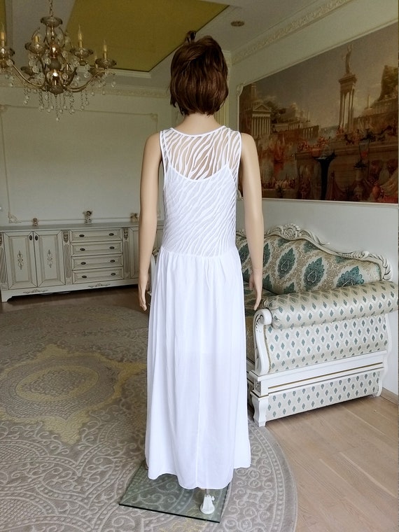 white long dress minimalist wedding dress white s… - image 9