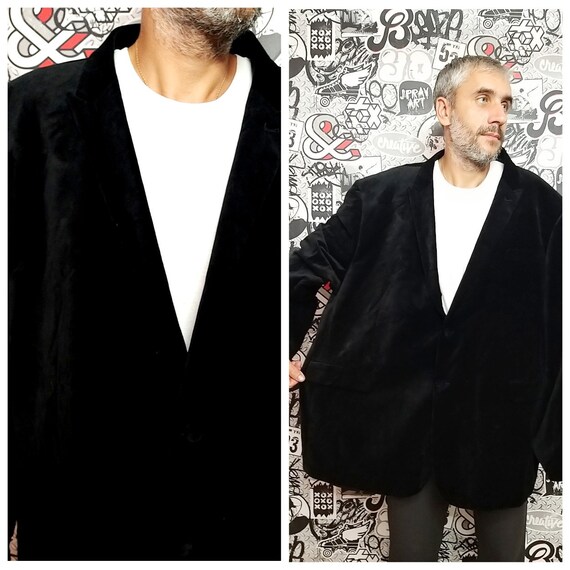 Mens blazer 4X Mens black velvet blazer Mens jacke