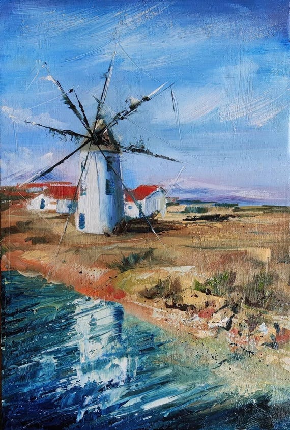 抽象的な水彩画 自然風景 抽象的な水彩画の風景画, 壁掛けフレーム