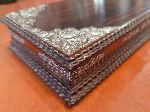 Beautiful Antique  Portuguese  rosewood and sterl… - image 2