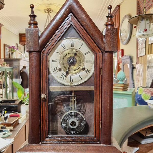 Antique Pendulum Wall Clock Etsy