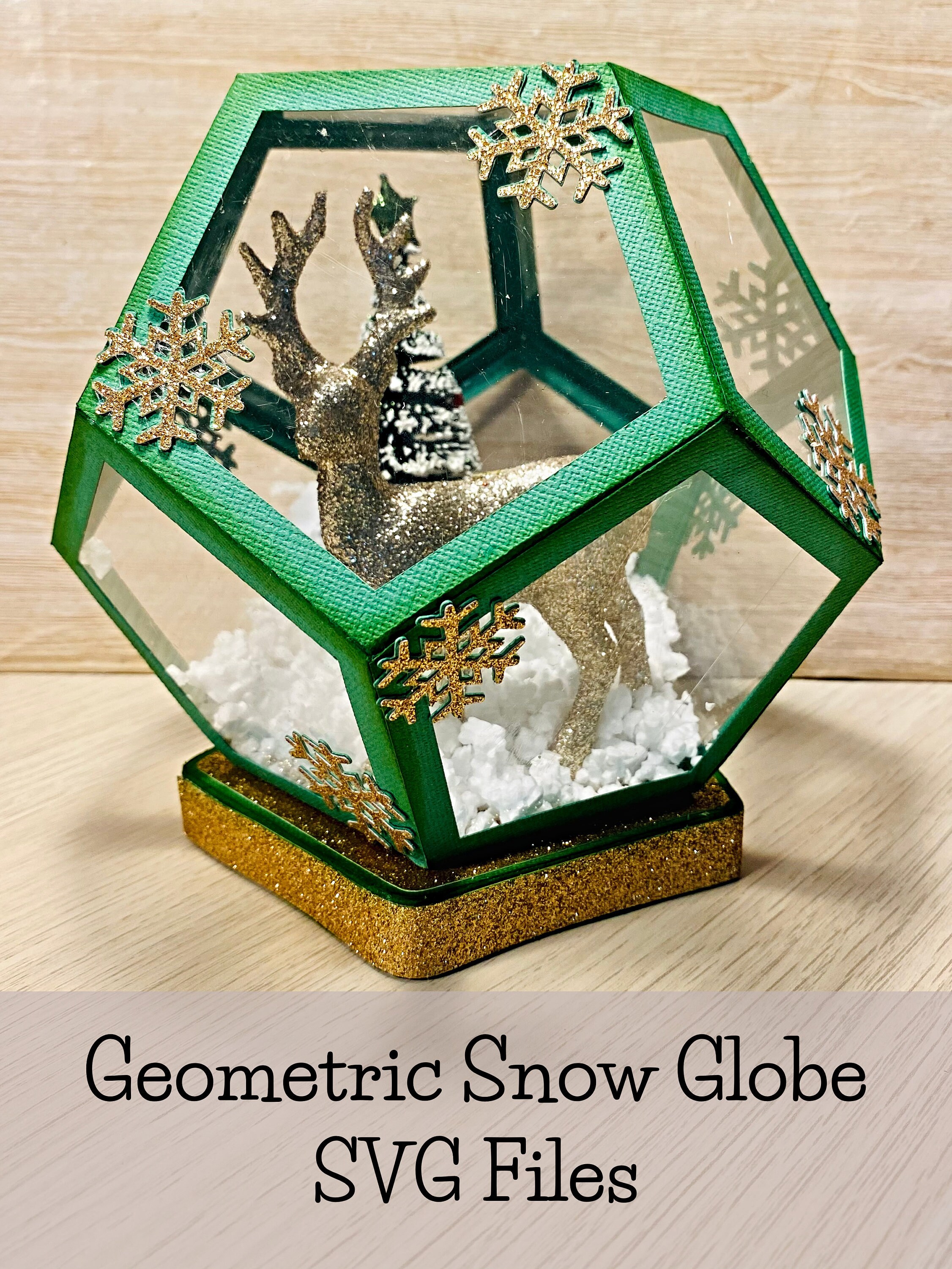 Download Geometric 3d Snow Globe Svg Cut Files For Electronic Cutting Etsy