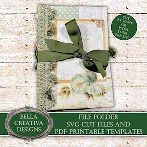 Journal Pack - SVG Files and Printable Templates - Video Tutorials, PDF Instructions