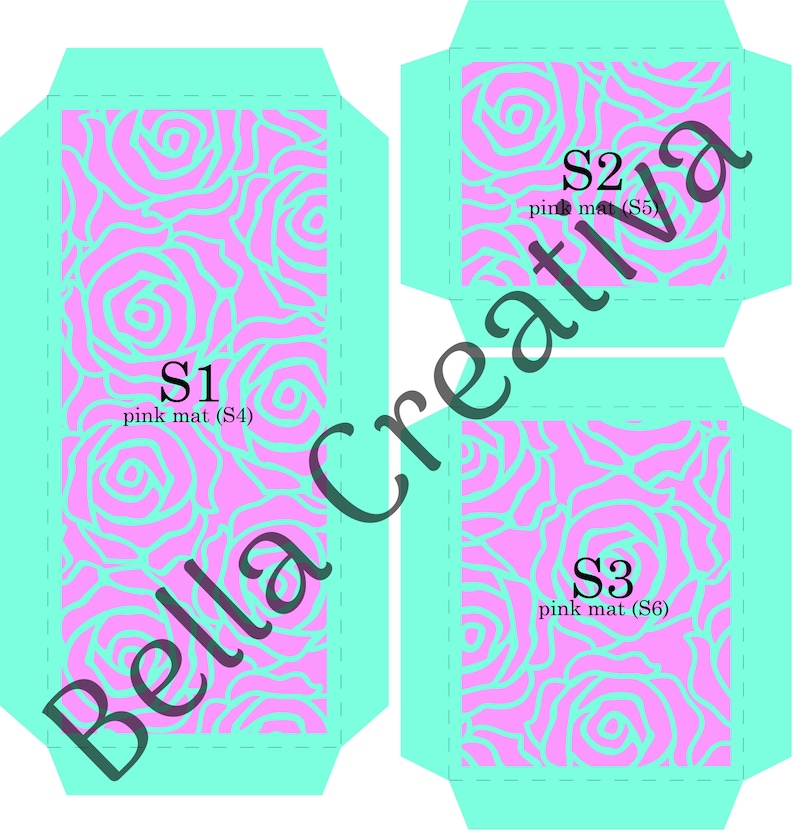Roses SVG Window Pockets Add On to Complement the Esencia SVG Mini Album