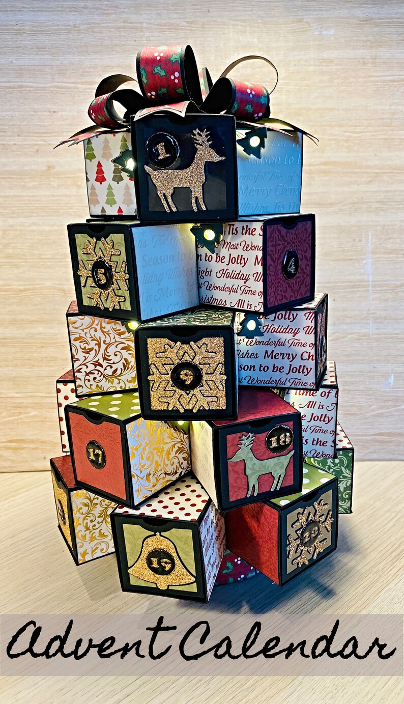 Advent Calendar SVG Cut Files For Electronic Cutting Etsy UK Advent Calendar SVG Cut Files For Electronic Cutting Etsy UK