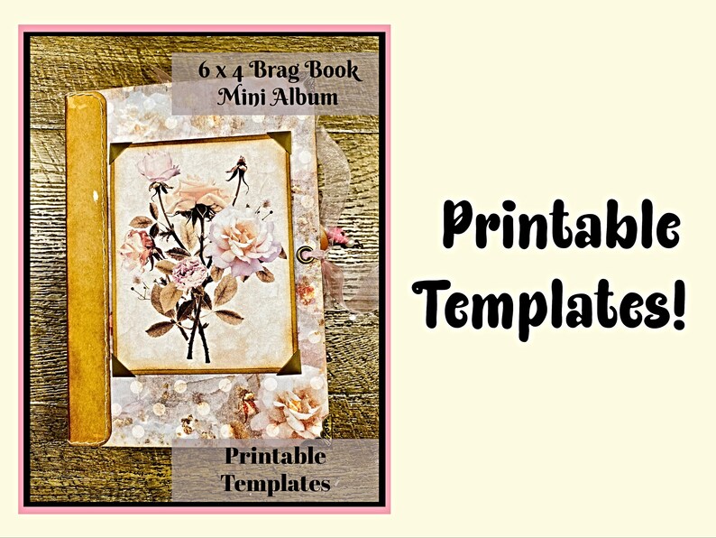6 X 4 Brag Book Mini Album Printable Templates PDF - Etsy UK