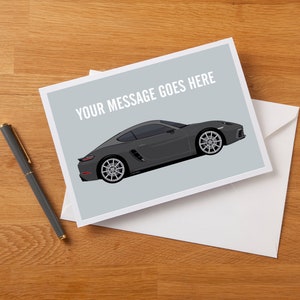 Carte de voeux personnalisée pour les fans de Caïmans. Carte d'anniversaire