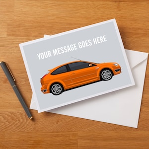Carte de voeux personnalisée Fan Art Focus ST MK2, carte d'anniversaire