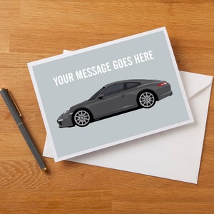 Carte de voeux personnalisée Fan Art 911, carte d'anniversaire