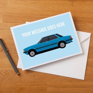 Personalisierte Cortina Fan Art Grußkarte, Geburtstagskarte, Vatertagskarte